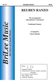 Reuben Ranzo TB choral sheet music cover Thumbnail